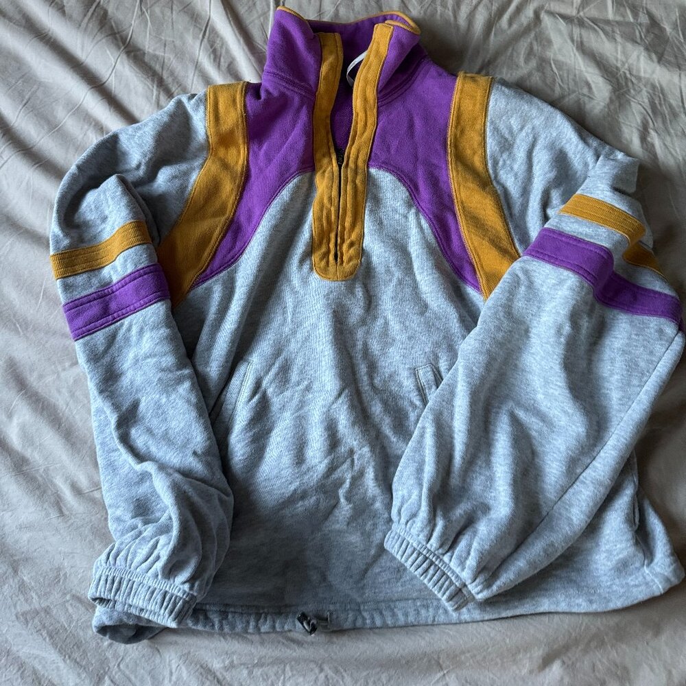 Free People Quarter Zip Sweatshirt XS